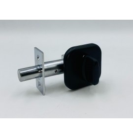 Задвижка дверная DP-3 с поворотником черный