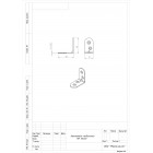 Уголок мебельный 30х30х16 цинк