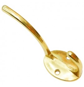 Крючок мебельный двойной 213 PB золото