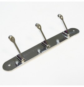 Вешалка на планке 309/3 хром 00-00001345