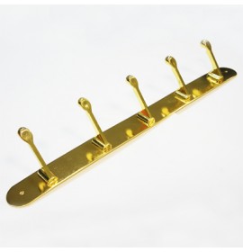 Вешалка на планке 309/5 золото