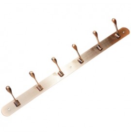 Вешалка на планке 309/6 медь