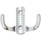 Крючок с перф. двойной хром (60)