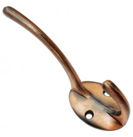 Крючок мебельный двойной 213 АС медь