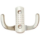 Крючок с перф. двойной мат.хром (60)