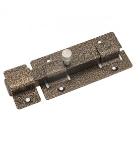 Металлист Задвижка дверная ЗД-06 бронза квадрат