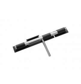 Засов ДОБРЫНЯ с пружиной 300мм (черный)