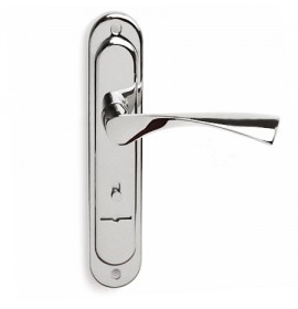 Ручка дверная к 1011 хром (227-77мм) левая 77.0323