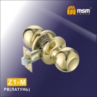 Ручка защелка Z1-M PB (607 PB BK) золото