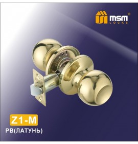 Ручка защелка Z1-M PB (607 PB BK) золото