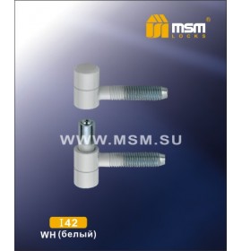 Петля ввертная I42 WH 13х42 белая (50/100)