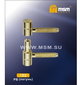Петля ввертная I52 16х55 BP золото