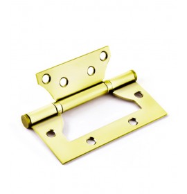 ФЗ Петля накладная E-2BB-100 SB мат. латунь (100) УТ-00000614