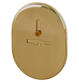 Декоративная накладка ESC 475 GP ЛАТУНЬ на сувальдный замок