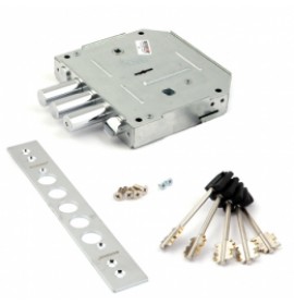 BORDER Замок врезной ЗВ9-6ПК.Т3/15 корпус б/т лев. 77412