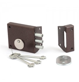 ЗЕНИТ Замок накладной ЗН 4-1 сув. 4 риг. 5 кл. медь 