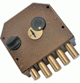 Замок накладной ЗН-2005 левый Гардиан б/отв. пл. 120:501