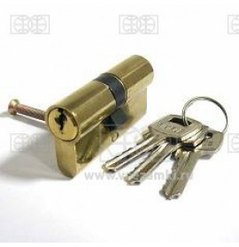 Цилиндровый механизм "ABV" 70мм к/б латунь