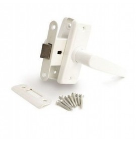 Защелка дверная ЗЩ 1-2-16-00 белая г.Могилев