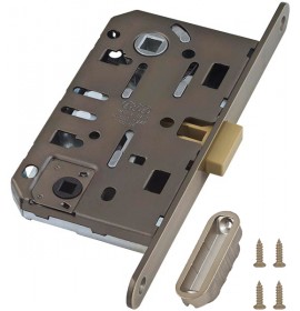 Замок межкомнатный AGB WC (бронза) В06102.50.12