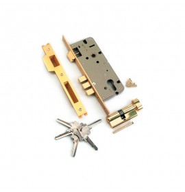 Замок врезной ARCHIE L-01-45-70 TR B латунь 51907