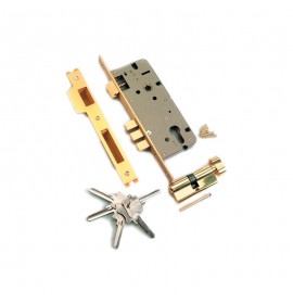 Замок врезной ARCHIE L-01-45-70S TR B лазерн. ключ 51905