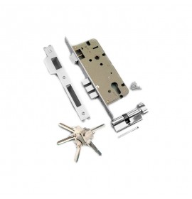 Замок врезной ARCHIE L-01-45-70S TR N лазерн. ключ 510088