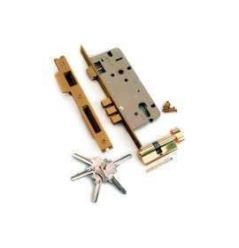 Замок врезной ARCHIE L-01-45-70 TR AB/ACF кофе 513332