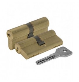 Цилиндровый механизм OE300-19 Asix (79мм/29,5х10х39,5) латунь кл/кл CISA