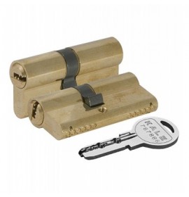 Цилиндровый механизм 164 SN 70мм (30х10х30) латунь