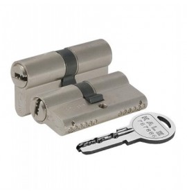 Цилиндровый механизм 164 SN 70мм (30х10х30) никель KALE