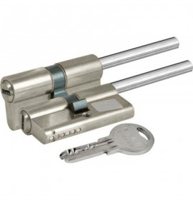 Цилиндровый механизм 164 SX 76 (40+10+26) mm никель (длин. шток)