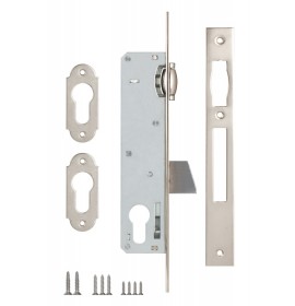 Корпус замка врезного 255 (25мм) KALE никель