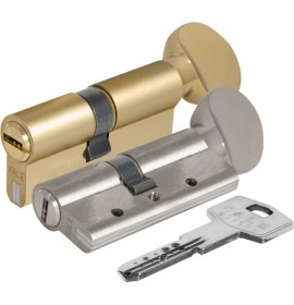 Цилиндровый механизм 164 SM 70мм (30х10х30) никель