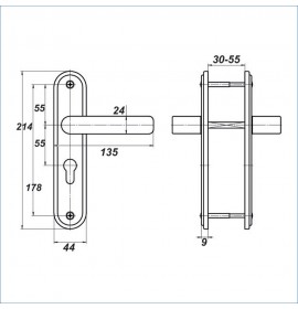 МЕТТЭМ Ручка НР 0801 к ЗВ 4 401,402 мед антик