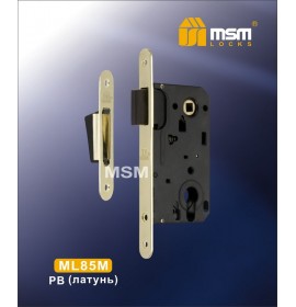 Замок врезной ML85M PB золото MSM