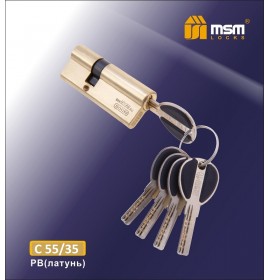 Цилиндровый механизм C 55/35 SB мат.золото MSM