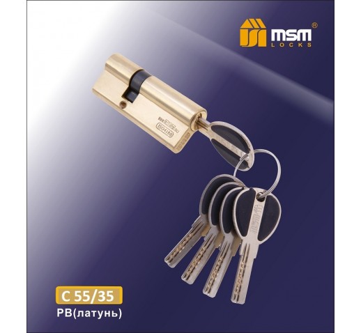 Цилиндровый механизм C 55/35 SB мат.золото MSM
