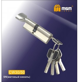 Цилиндровый механизм CW 30/60 SN мат. никель