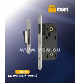 Защелка м/к L 90M SN мат. никель MSM
