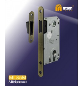 Замок врезной ML85M АВ бронза MSM 00000000530