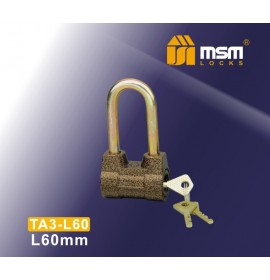 Замок навесной TA3-L60мм блистер (12/60)