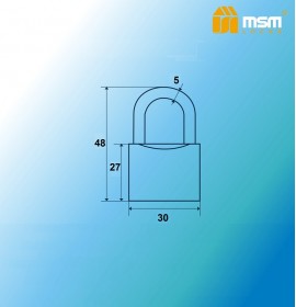 Замок навесной TB1-AK-30 под 1 кл.