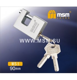 Замок навесной WS1-90мм (6/24) 703