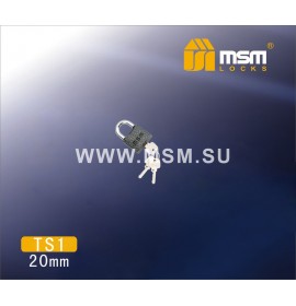 Навесной замок  TS1-30мм картон (6/36) 303