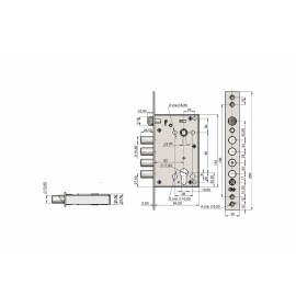 CRIT Замок врезной ЗВ-А2 Ассистент
