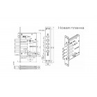 CRIT Замок врезной ЗВ 7РК-003 ХП