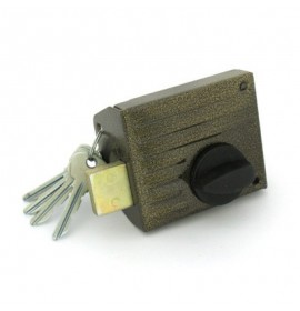 ЗЕНИТ Замок накладной ЗН 1-6 (1-2) бронза