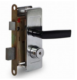 ЗЕНИТ Замок врезной ЗВ 4Д никель с/руч ШО 25